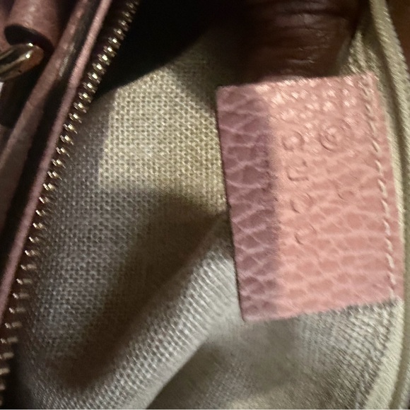 Gucci Blush Leather Satchel with Gold Accents - Picture 4 of 15